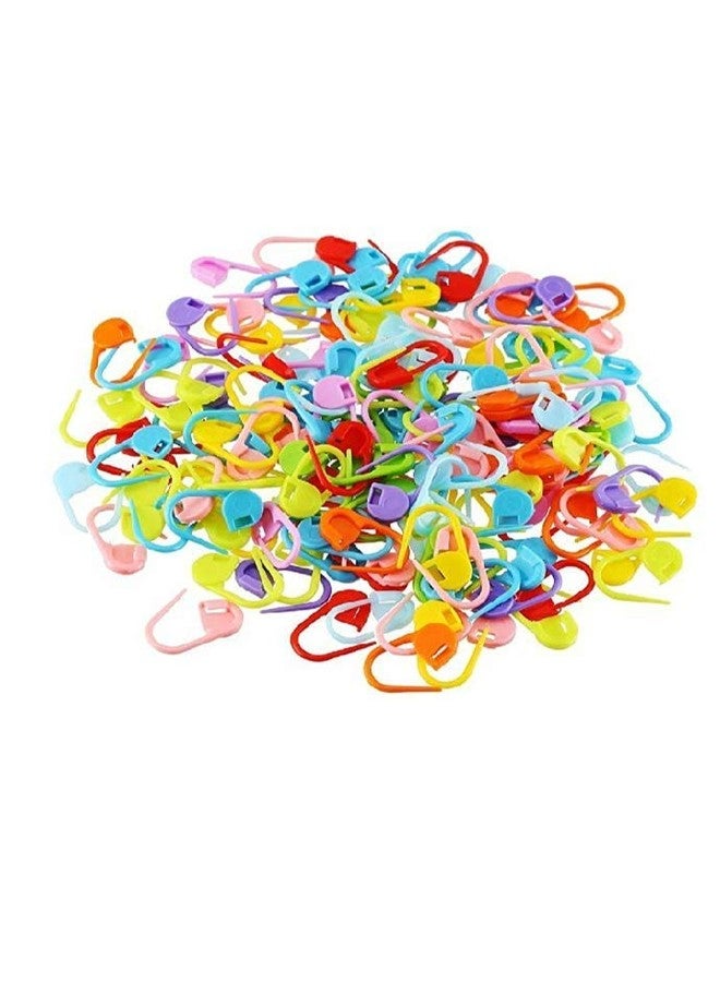 M Fabrics Crochet Locking Stitch Markers for Knitting Designed to Hook into The Knitted or Crocheted Stitch so it Will not Slip Out (25 Pieces) (Pack of 1 (25 Pieces)) - Image 1